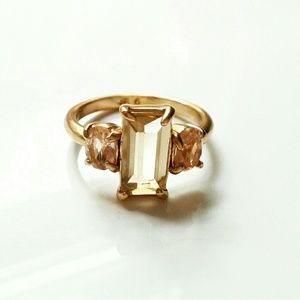 New Banana Republic Gold & Blush Ring Size 6
